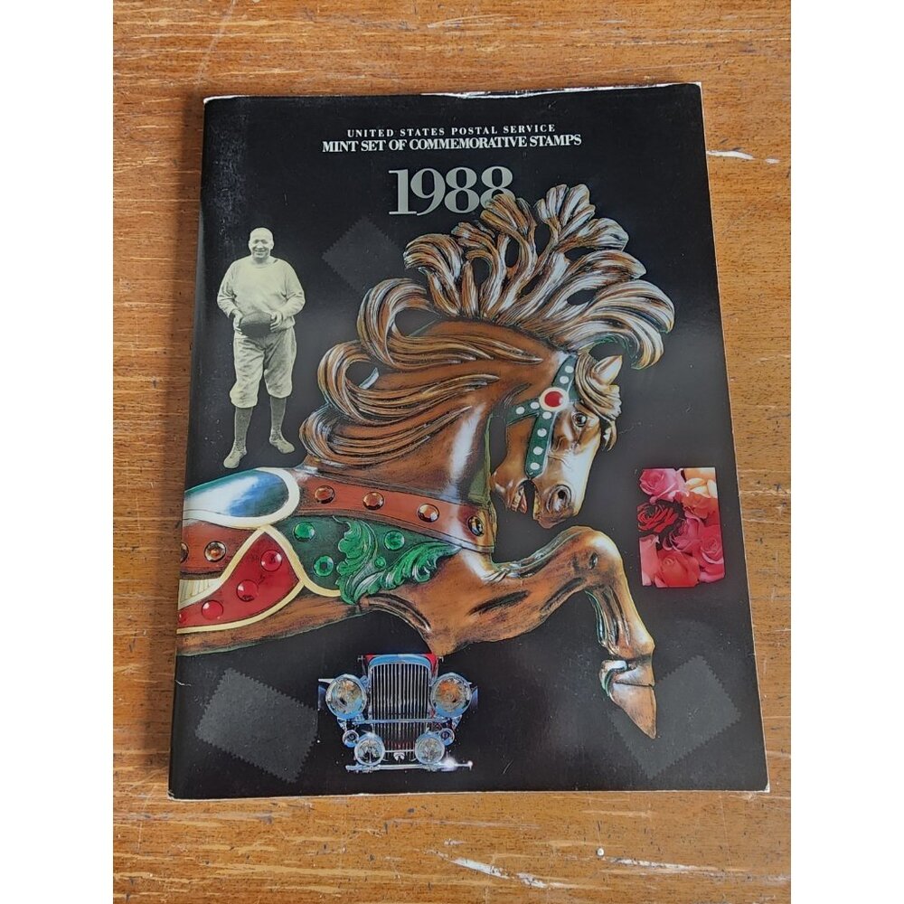 United States Postal Service 1988 Mint Set Commemorative Stamps Book NO STAMPS